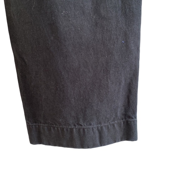 Club Monaco Nordstrom black wide leg cotton jeans Cinch belt back NEW S 10
C - Picture 3 of 15